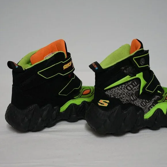 Toddler Boy Sketcher's Light Up Dinosaur Boots, Size 11, Water Resistant - Picture 5 of 11